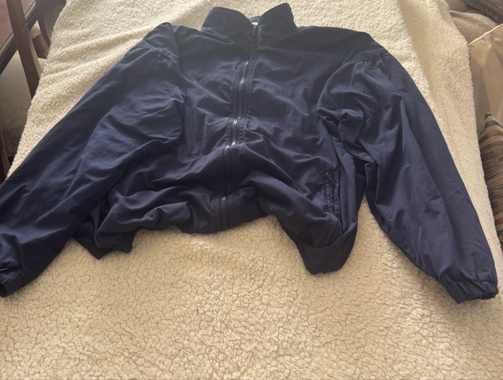 Adidas Originals Vintage Track Jacket Navy Blue Heren Maat L D6 F180 Y2K Retro 90s – photo 2